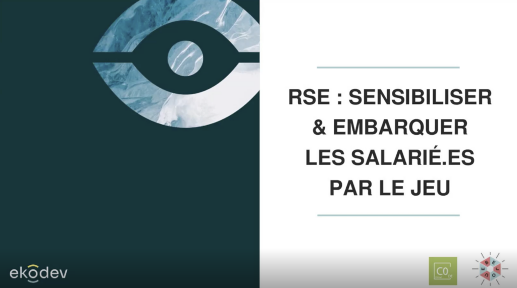 Webinaire du 14 novembre : Est-ce que le fait de s’amuser peut réellement sensibiliser ?